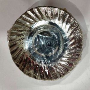 Paper Plates - Silver -13 cm - set of 35 pieces