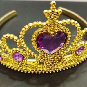 Birthday Crown For Boy and girl - Purple stone