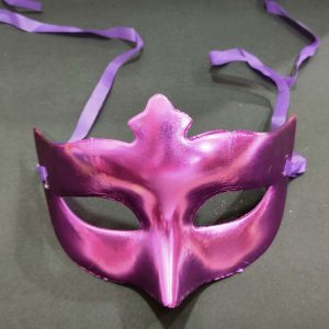 Metallic Colour - Plastic Eye Mask - Colour as Per availability