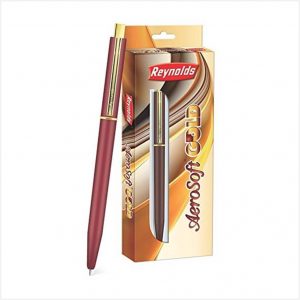 Reynolds Aerosoft Gold Ball Pen - Blue