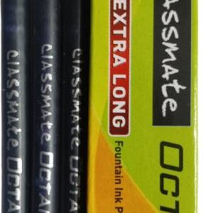 Classmate Octane Extra Long Fountain ink Pen cartridge - Blue - Set of 3 piece