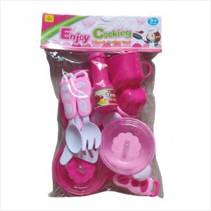 Kitchen Cooking Set - Pink Colour