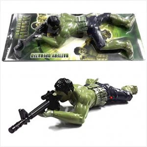 Avenger Super Hero Theme - Hulk Crawling with Gun and Light