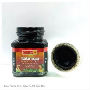 Camel Fabrica Acrylic Colour - 15 ml - Black (016)