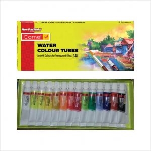 Camlin Water Colour Tubes 5 ml Each, 14 Shades