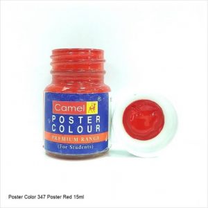 Camel Premium Poster Colour - 15 ml - Poster Red (347)