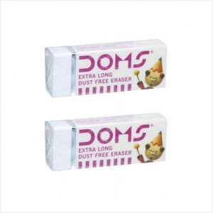 Doms extra Long eraser - 2 piece
