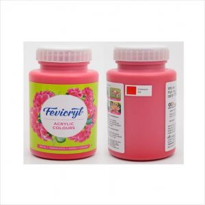 Fevicryl Acrylic Colour - 100 ml - Crimson (Red) (04)