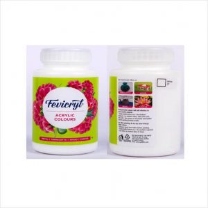 Fevicryl Acrylic Colour - 100 ml - White (27)