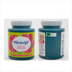 Fevicryl Acrylic Colour - 100 ml - Dark Green (06)