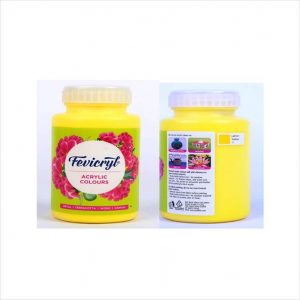 Fevicryl Acrylic Colour - 100 ml - Lemon Yellow (11)
