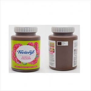 Fevicryl Acrylic Colour - 100 ml - Dark Brown (05)