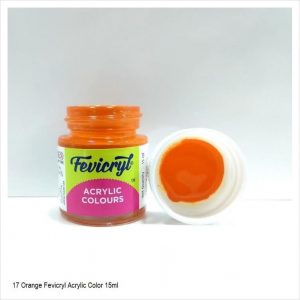 Fevicryl Orange (17) - Acrylic colour - 15ml