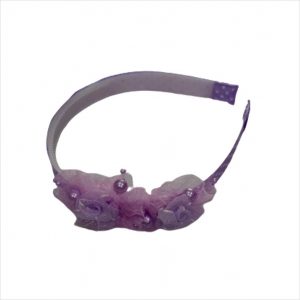 Cloth flower hairband - Purple