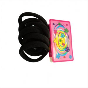 Black Rubber band - Pack of 6 piece