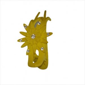 Hair clips with stone - 2.75 inch - Colour as per availability