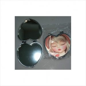 Heart Shape Pocket mirror - 65mm