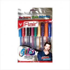 Flair Glitter Pen Set - 10 Shades