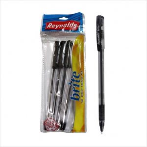Reynolds Brite Ball Pen - Black - Pack of 5 piece