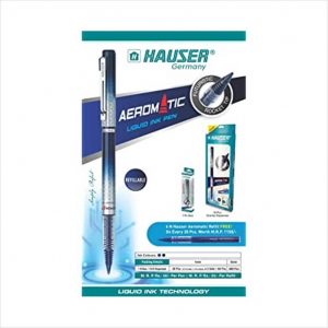 Hauser Aeromatic 0.5 mm Liquid Ink Pen - 1 piece - Blue