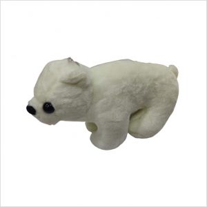 Polar Bear - Soft Toy - White - 11 x 5.5 inch