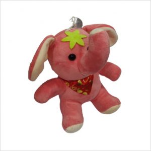Elephant - Soft Toy - Pink - 8 x 6.5 inch
