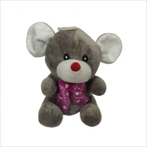 Teddy Bear - Soft Toy - Grey - 8 x 5.5 inch
