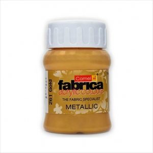 Camel Fabrica Acrylic Colour - 100 ml - Metallic Gold (261)