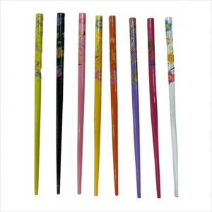 Handcrafted Wooden Printed Hair Juda Stick (18cm)- 1 Piece
