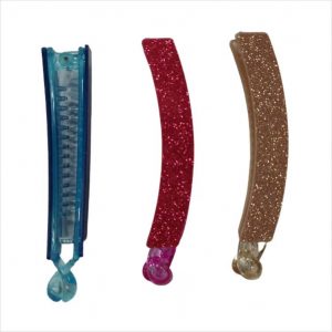 Banana Sparkle Hair Clip (10cm) - 1 Piece