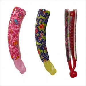 Banana Printed Hair Clip (9cm) - 1 Piece