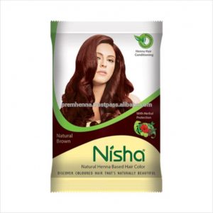 Nisha Hair Color Mehndi Natural Brown - 15gm