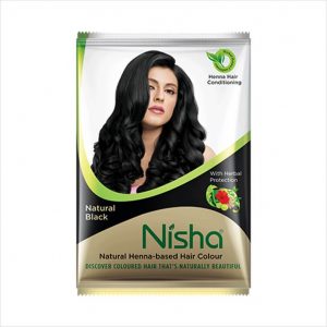 Nisha Hair Color Mehndi Natural Black - 25gm