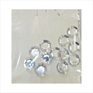 White Kundan medium (Decorative material)