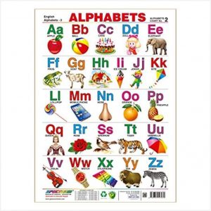 Educational Wall Chart - Alphabets - 1 Piece