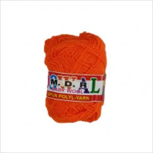 Wool / Woolen Threads Ball - Orange