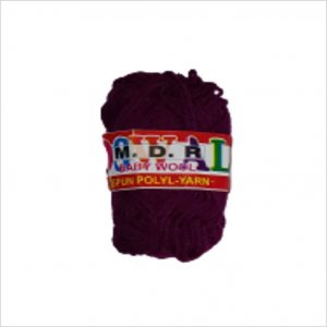 Wool / Woolen Threads Ball - Purple