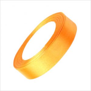 Golden Yellow Satin Ribbon 1/2 Inch Wide - 1 Roll
