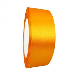 Orange Satin Ribbon 1 Inch Wide - 1 Roll