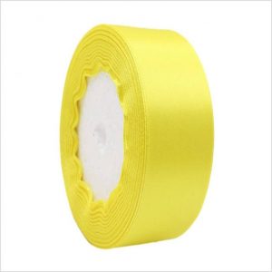 Yellow Satin Ribbon 1 Inch Wide - 1 Roll