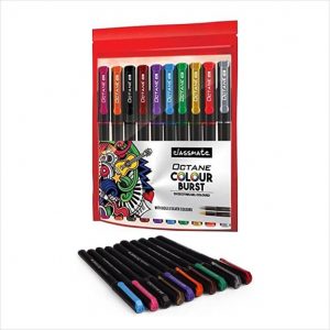 Classmate Octane Colour Burst Gel Pen - Pack of 10