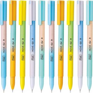 Flair Move Gel Pen - Blue - Pack of 10