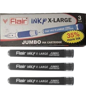 Flair Inky Extra Large Jumbo Cartridge - Black Pack of 3 piece - 5 Sets