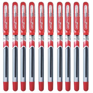 Cello Pin Point Ball Pen - Red - Pack of 10