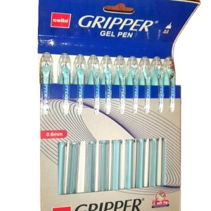 Cello Gripper Gel Pen - Blue- Pack of 10