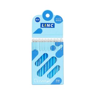 Linc Ocean Gel Pen - Blue- Pack of 10