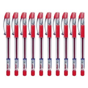 Montex Megatop Ball Pen - Red- Pack of 10
