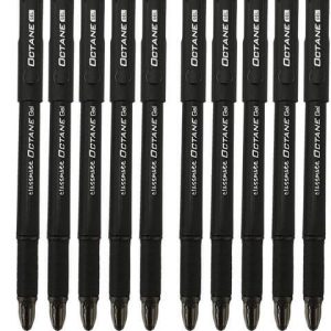 Classmate Octane Gel Pen - BlueBody - Black- Pack of 10