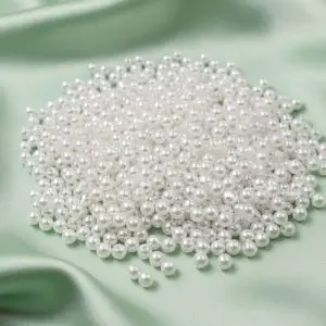 Pearl Moti Round Beads for Bracelet Craft - 2mm